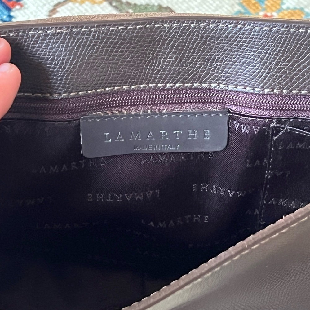 Vintage Italian Leather Shoulder Bag - Picture 3 of 6